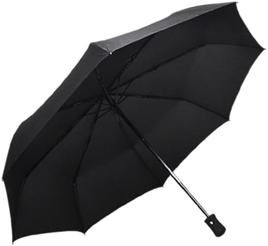 Full Automatic Three-Fold Umbrella – Windproof, Waterproof, Compact Travel Umbrella with UV Protection, Lightweight & Durable for Men and Women