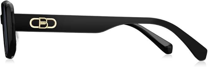 BOLON Men Women Retro 90’s Vintage Y2K Trendy Rectangle Polarized Sunglasses, Exclusive Eyewear Brand of EssilorLuxottica