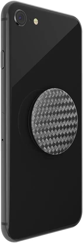 PopSockets Phone Grip with Expanding Kickstand, Adhesive Grip - Carbonite Weave