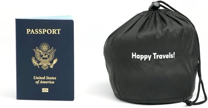 C CUSHION LAB Travel Pillow, Award-Winning Patented Ergonomic Design for Chin & Neck Support Memory Foam Neck Pillow, Compact Airplane Pillow for Traveling, Flight, Car (Gray, Large)