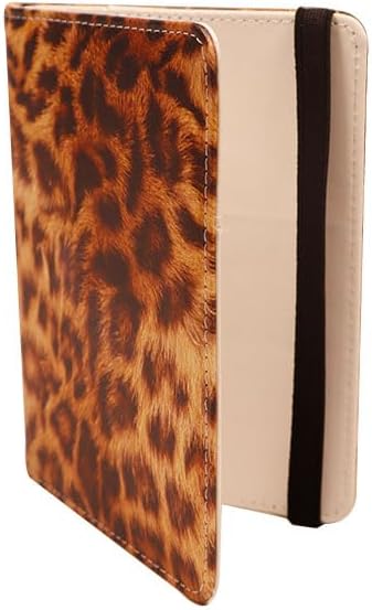 Passport Holder for Travel Essentials, Leopard Passport Cover Personalized Leather Wallet, Cheetah Print Passport Wallet Men Women Birthday Gift