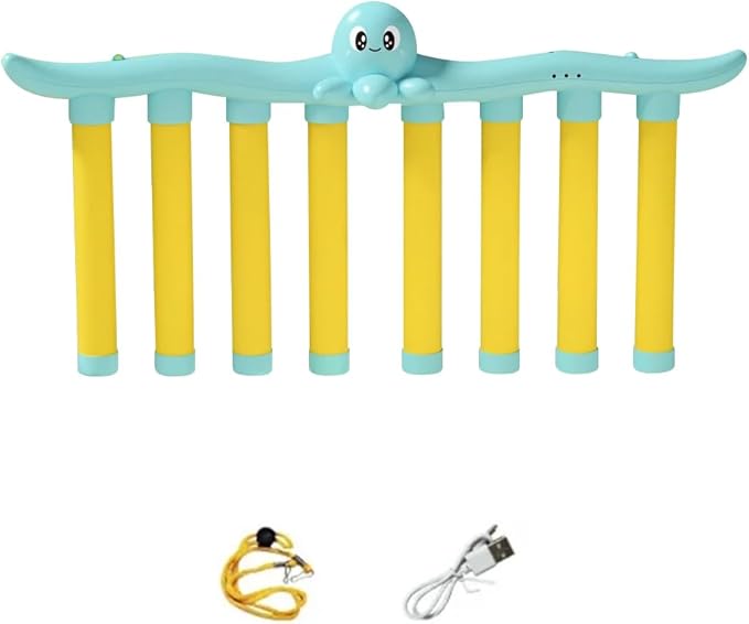 Reflective Drop Stick Challenge Game, Hand Eye Coordination Reflex Training Toy, 3 Adjustable Speed Modes, Catching Sticks Game for All Ages (Light Blue)