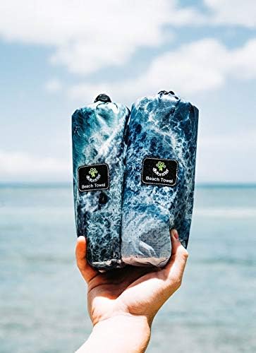 4Monster Microfiber Beach Towel Quick Dry,Super Absorbent Lightweight Travel Towel for Swimmers, Sand Free Camping Towel, Beach Towels for Pool,Swim,Water Sports,Yoga