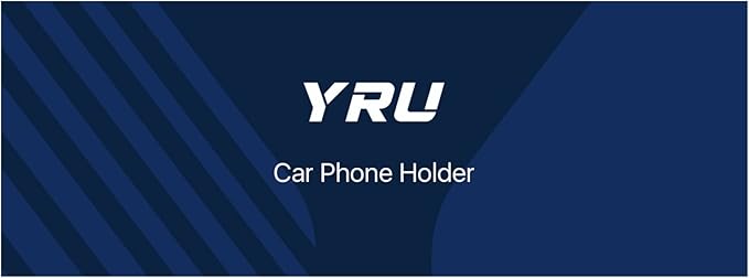 YRU [2025 Upgraded] Magnetic Phone Holder for Car【Patented & Super Magnet】for MagSafe Car Mount Dashboard Magnet Phone Holder Windshield Phone Stand for iPhone 17 16 15 14 13 12 Pro Max Samsung, Black