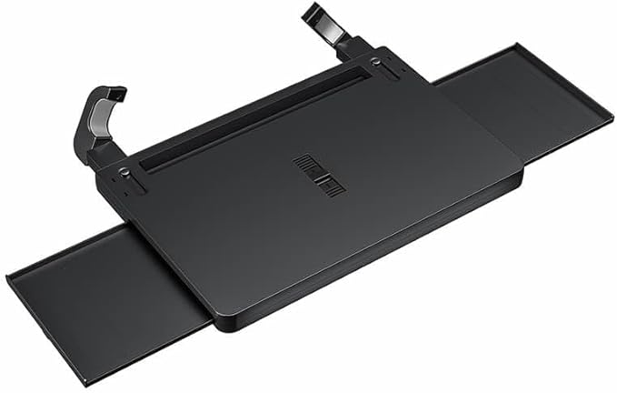 Steering Wheel Tray Desk with Expandable Trays, Steering Wheel Table Food Tray for Front Seat Eating Dinning Working, Adjustable Laptop Tray for Car