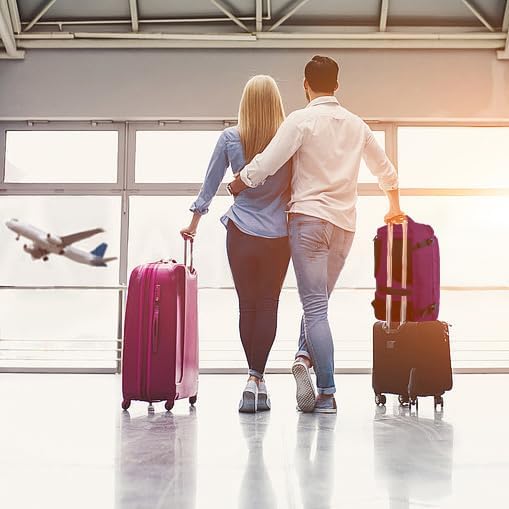 MATEIN Large Purple Travel Backpack, Water Resistant Airplane Backpack for Women, Expandable Casual Daypack for Work, International Trip, Womens Travelling Gifts, 50L