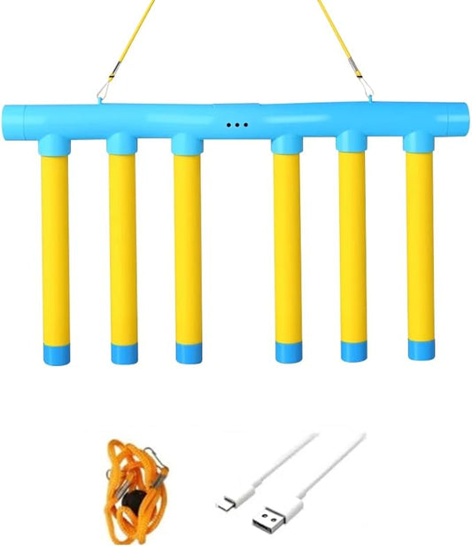 Reflective Drop Stick Challenge Game, Hand Eye Coordination Reflex Training Toy, 3 Adjustable Speed Modes, Catching Sticks Game for All Ages (Blue)