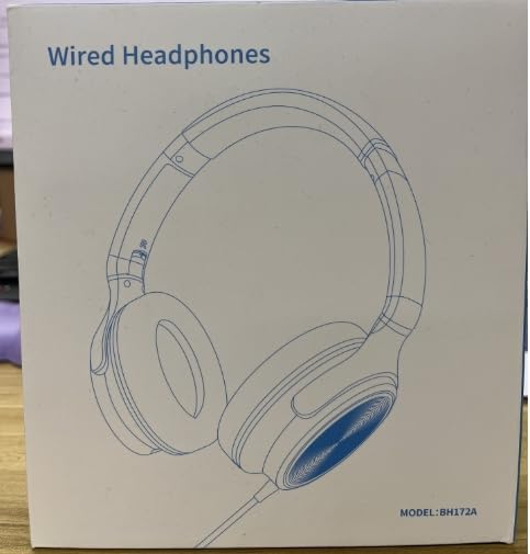USB C Headphones Wired, Over Ear USB C Wired Headphones with Microphone, Volume Control,HD Stereo Sound,Foldable USB Type C Headphone for Adult/Teens/Laptop/Computer/iPhone 15/16 Series,Silver