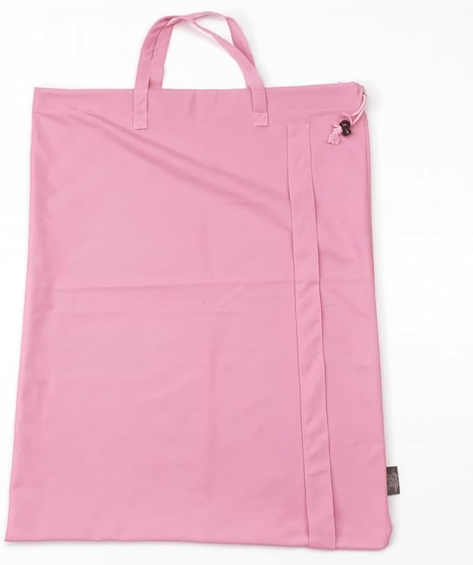 LFH Home Large Premium Cotton Canvas Laundry Bag with Drawstring and Handles Heavy Duty, Multi-Use, Washable for Home, Travel, College or Storage 28x36 (Pack of 2)-Pink