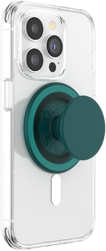 PopSockets Phone Grip for MagSafe with Kickstand, Magnetic Stand, Swappable Top, Secure Hold for iPhone MagSafe Cases, Phone & Tablet Grip - Fresh Pine