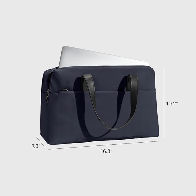 Away Everywhere Bag, Padded Laptop Sleeve, Water Resistant For Every Day Use, Removable Shoulder Strap, Daily Work Bag, Travel Essential Approved Personal Item, Navy Blue