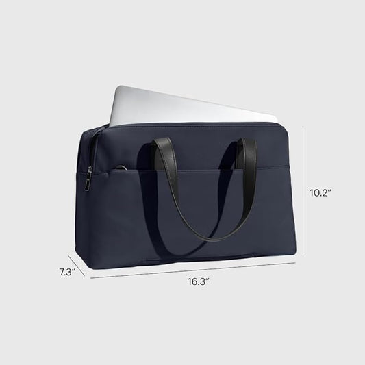 Away Everywhere Bag, Padded Laptop Sleeve, Water Resistant For Every Day Use, Removable Shoulder Strap, Daily Work Bag, Travel Essential Approved Personal Item, Navy Blue