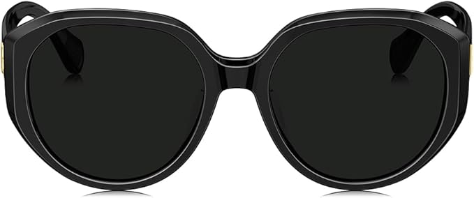 BOLON Women Lady Trendy Elegant Round Polarized Sunglasses BL3130 Ginza 55mm, Exclusive Eyewear Brand of EssilorLuxottica