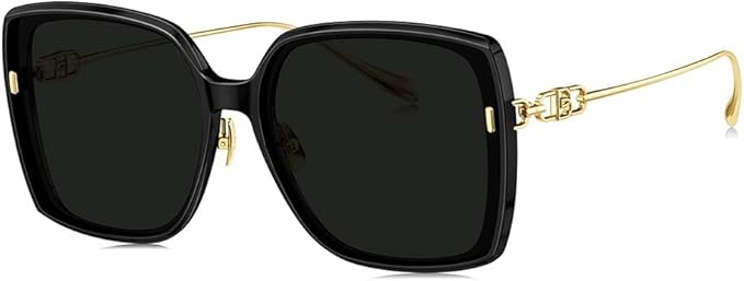 BOLON Women Trendy Elegant Oversized Square Sunglasses, Exclusive Eyewear Brand of EssilorLuxottica