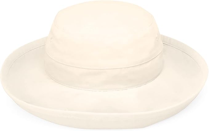 Wallaroo Hat Company Women’s Casual Traveler Sun Hat - UPF 50+ Sun Protection, Wide Brim, Packable, Adjustable, Medium