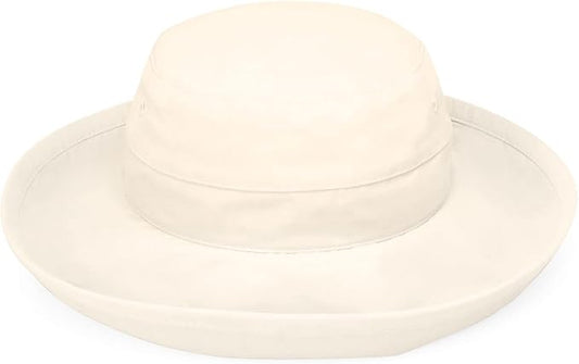 Wallaroo Hat Company Women’s Casual Traveler Sun Hat - UPF 50+ Sun Protection, Wide Brim, Packable, Adjustable, Medium