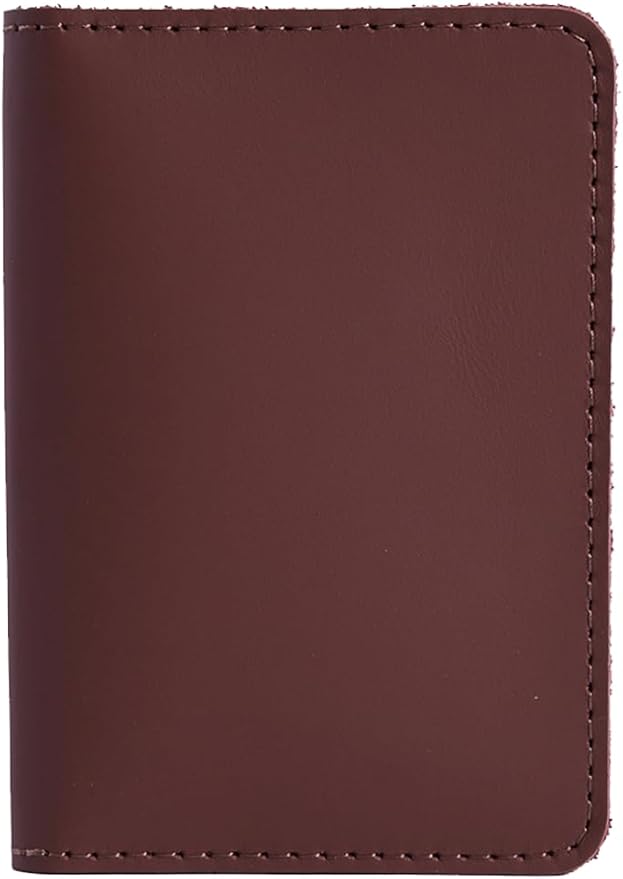INCARNE US Passport Cover Clear - Travel Passport Wallet - Leather Passport Holder for Men Women Family with Card Slots & Note Compartmen - Sleeve Protector - Genuine Leather - Classic Brown