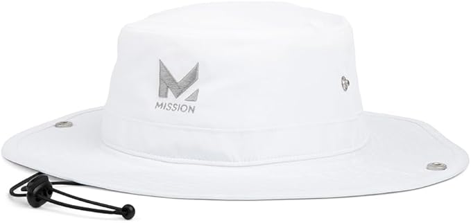 MISSION Cooling Bucket Hat - Unisex Wide-Brim Hat for Men & Women - Lightweight, Foldable & Durable - Cools Up to 2 Hours