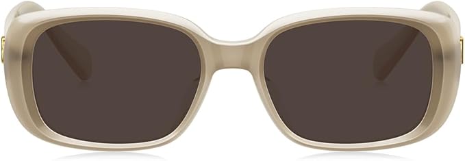BOLON Men Women Retro 90’s Vintage Y2K Trendy Rectangle Polarized Sunglasses, Exclusive Eyewear Brand of EssilorLuxottica