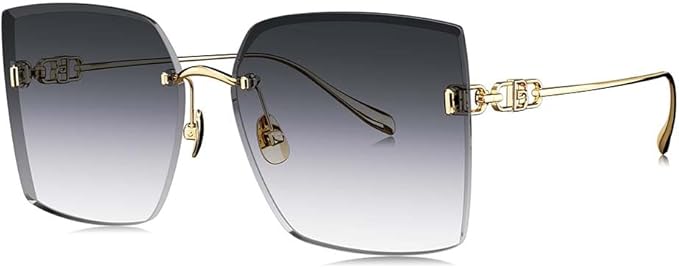 BOLON Women Trendy Elegant Oversized Square Sunglasses, Exclusive Eyewear Brand of EssilorLuxottica