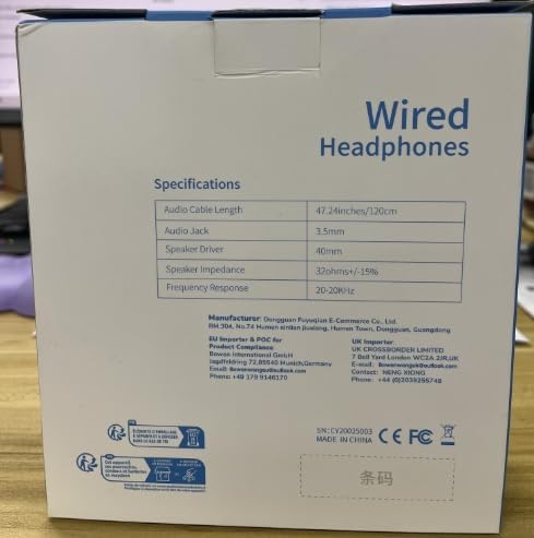 USB C Headphones Wired, Over Ear USB C Wired Headphones with Microphone, Volume Control,HD Stereo Sound,Foldable USB Type C Headphone for Adult/Teens/Laptop/Computer/iPhone 15/16 Series,Silver