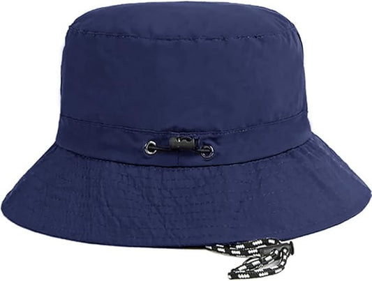 Waterproof Bucket Hat for Women and Men - UV Protection Beach Sun Hat Fishing Safari Boonie Hat Rain Hat Adjustable Packable