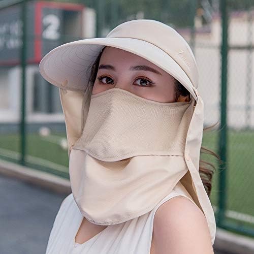 Outdoor UPF 50+ UV Sun Protection Waterproof Breathable Face Neck Flap Cover Folding Sun Hat for Men/Women