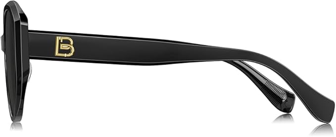 BOLON Women Lady Trendy Elegant Round Polarized Sunglasses BL3130 Ginza 55mm, Exclusive Eyewear Brand of EssilorLuxottica