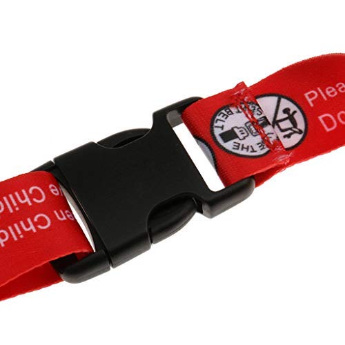 Hooshing Kids Baby Safety Seat Belt Adjustable Supermarket Shopping Cart Belt Chair Seat Belts Red