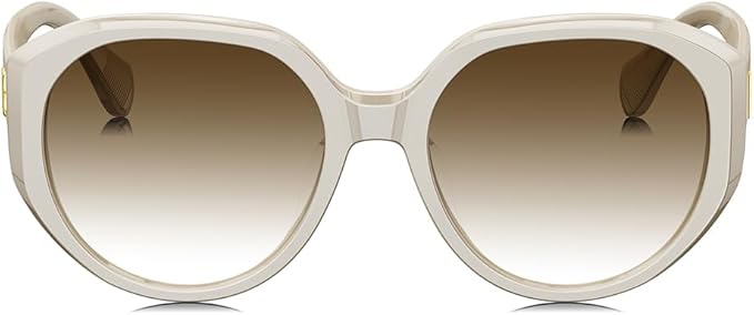 BOLON Women Lady Trendy Elegant Round Polarized Sunglasses BL3130 Ginza 55mm, Exclusive Eyewear Brand of EssilorLuxottica