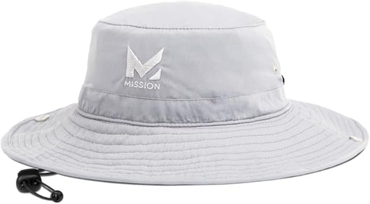 MISSION Cooling Bucket Hat - Unisex Wide-Brim Hat for Men & Women - Lightweight, Foldable & Durable - Cools Up to 2 Hours