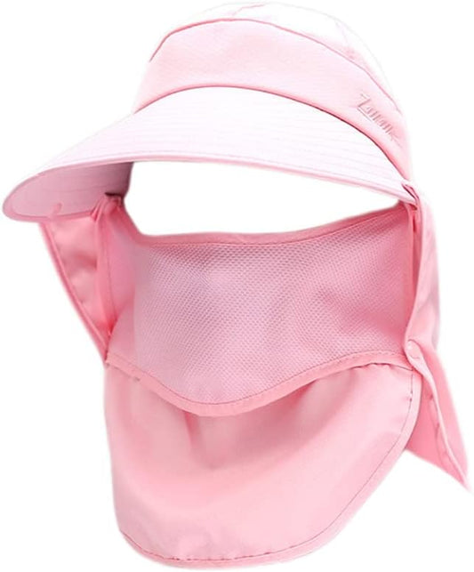 Outdoor UPF 50+ UV Sun Protection Waterproof Breathable Face Neck Flap Cover Folding Sun Hat for Men/Women