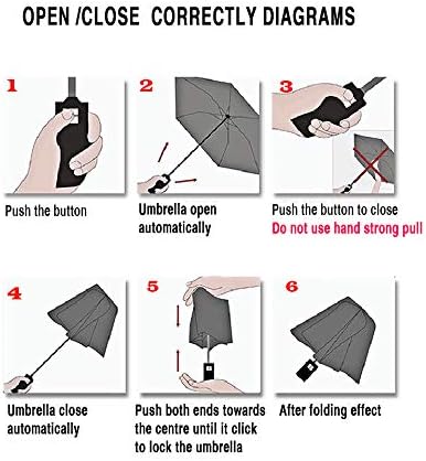 SIEPASA Windproof Travel Compact Umbrella-Automatic Umbrellas for Rain-Compact Folding Umbrella, Travel Umbrella Compact, Small Portable Windproof Umbrellas for Men Women Teenage. (Wine Red)