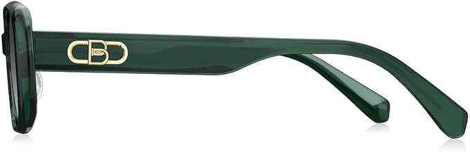 BOLON Men Women Retro 90’s Vintage Y2K Trendy Rectangle Polarized Sunglasses, Exclusive Eyewear Brand of EssilorLuxottica