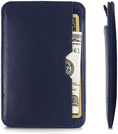 Vaultskin CHELSEA Mens RFID Blocking Slim Leather Card Wallet - Minimalist Front Pocket Cardholder