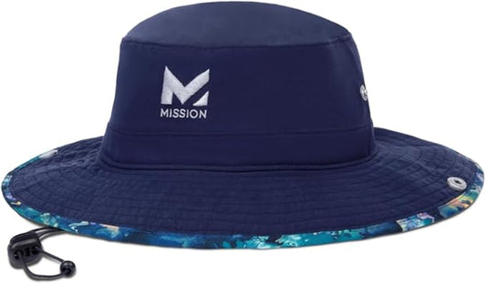 MISSION Cooling Bucket Hat - Unisex Wide-Brim Hat for Men & Women - Lightweight, Foldable & Durable - Cools Up to 2 Hours