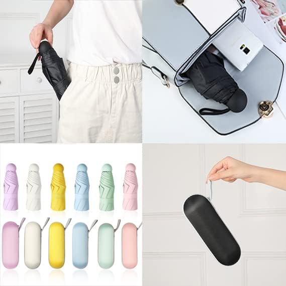 Super Compact Auto Umbrella - Your Lifetime Pocket Companion, UPF 50+ Sun & Rain Protection, Fits Any Purse, Lightweight Travel Essential