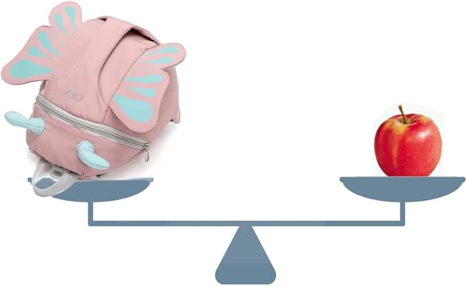 CFX Backpack Leash for toddlers Anti Lost Toddler Leash with Safety Handle, Attractive child backpack leash(Pink Butterfly)