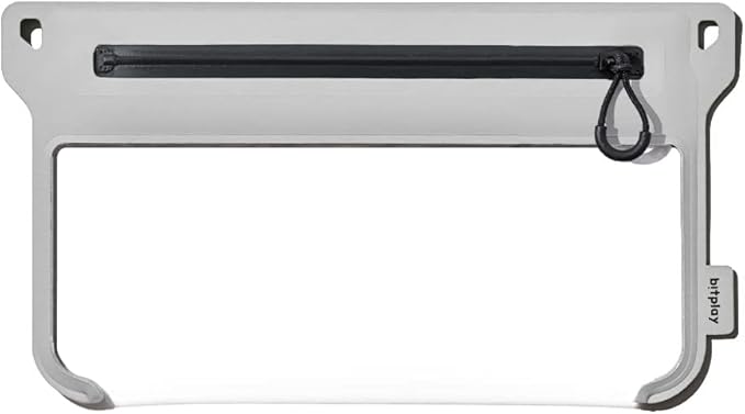 bitplay AquaSeal Lite- Universal Waterproof Phone Pouch/Dry Bag with Adjustable Strap Grey