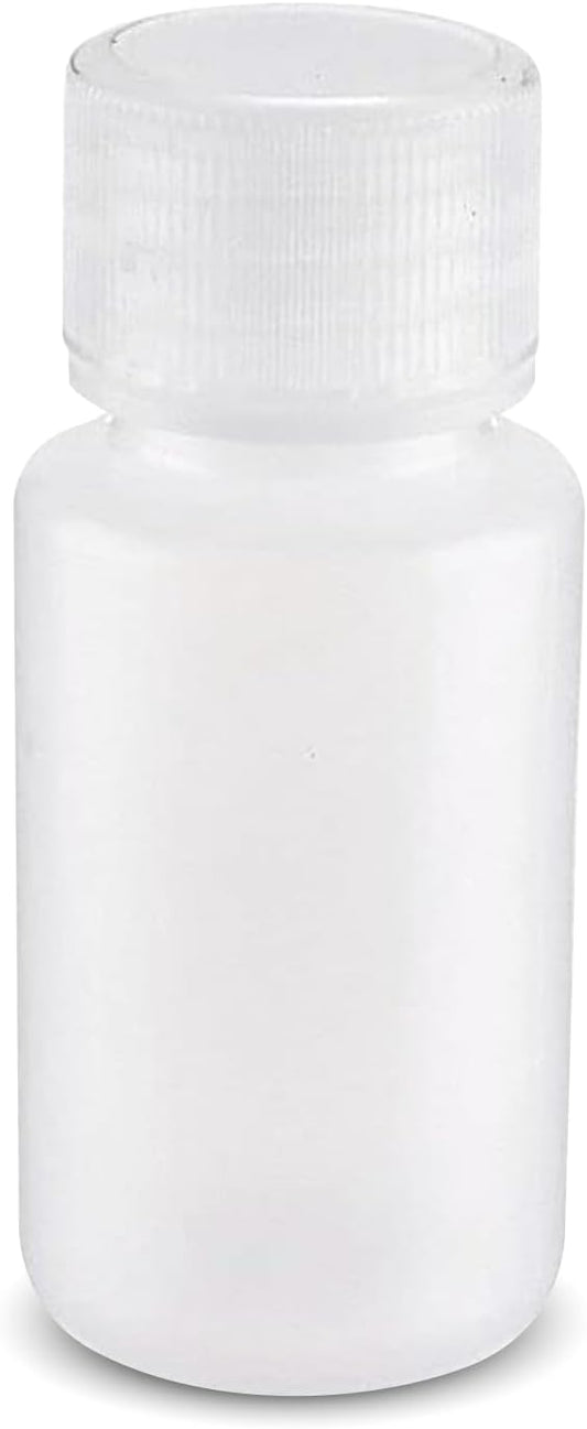 United Scientific™ Leak Proof Travel Bottles for Toiletries - 3 Oz Travel Bottles with Lined Polypropylene Lid - TSA Approved Bottle for Liquids, Clear Small Bottle, Pack of 6