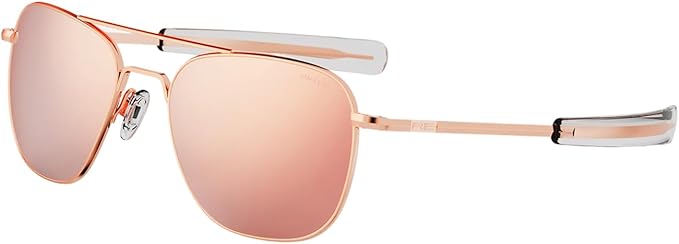 Randolph Eyewear Aviator Sunglasses for Men & Women – Non-Polarized & Polarized Lenses, 23k Gold UV Protection Sunglasses
