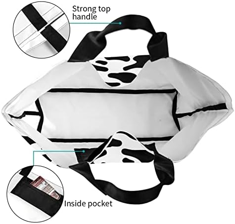 Large Tote Bag for Women Portable Beach Bag Reusable Grocery Bags Funny Gift Bag for Shopping Gym Travel