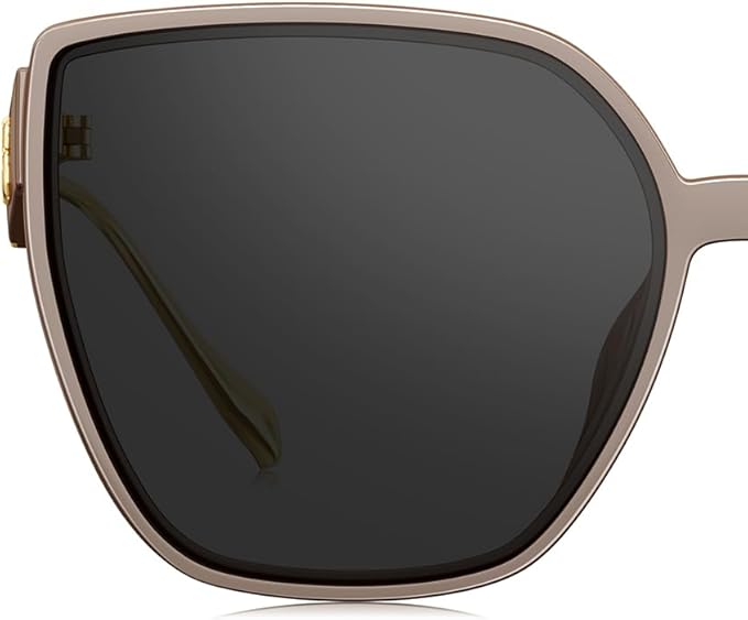 BOLON Women Trendy Cat Eye Polarized Sunglasses, Exclusive Eyewear Brand of EssilorLuxottica