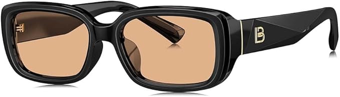 BOLON Men Women Retro 90’s Vintage Y2K Trendy Rectangle Polarized Sunglasses, Exclusive Eyewear Brand of EssilorLuxottica