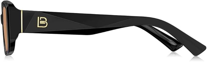 BOLON Men Women Retro 90’s Vintage Y2K Trendy Rectangle Polarized Sunglasses, Exclusive Eyewear Brand of EssilorLuxottica