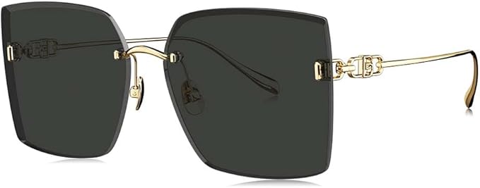 BOLON Women Trendy Elegant Oversized Square Sunglasses, Exclusive Eyewear Brand of EssilorLuxottica