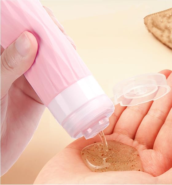 IYYI Travel Bottles for Toiletries, TSA Approved Travel Size Containers, Silicone Toiletries Bottles, Leakproof, Refillable Containers Kits for Shampoo and Conditioner (Dark, 90, Milliliters)