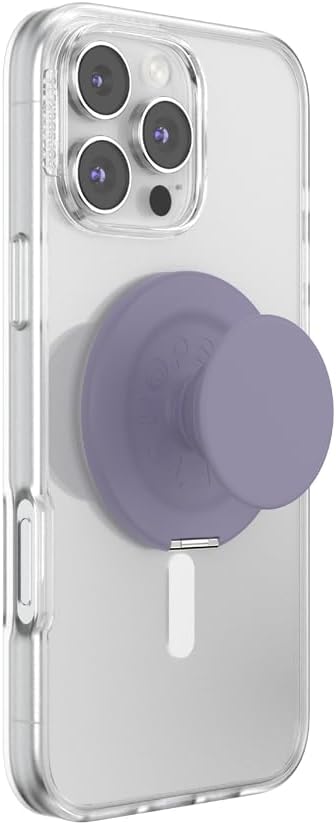 PopSockets Kick-Out Grip for MagSafe, Phone Grip with Built-in Phone Stand, Adjustable Kickstand for Portrait or Landscape, Strong Magnetic Hold, Wireless Charging Compatible - Dusk