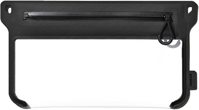 bitplay AquaSeal Lite- Universal Waterproof Phone Pouch/Dry Bag with Adjustable Strap Black