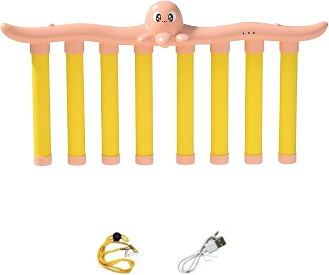 Reflective Drop Stick Challenge Game, Hand Eye Coordination Reflex Training Toy, 3 Adjustable Speed Modes, Catching Sticks Game for All Ages (Pink)